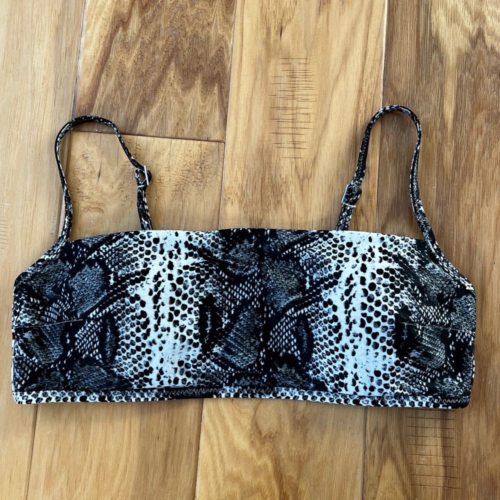 Snake print bikini
